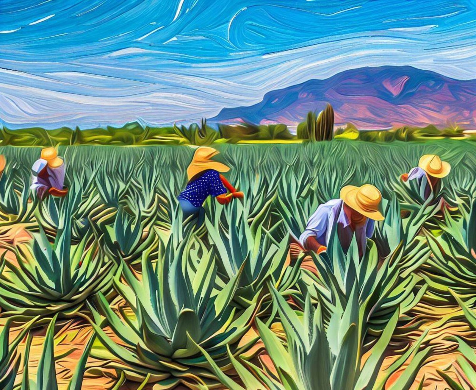aloe plantation